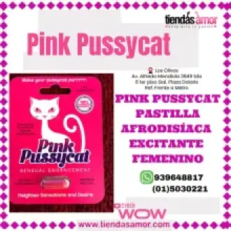 PINK PUSSYCAT ESTIMULANTE FEMENINO MEJOR RENDIMIENTO