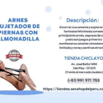 Arnes sujetador piernas con almohadilla
