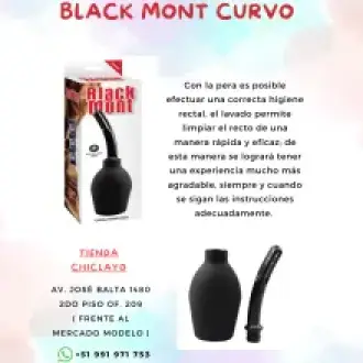  CONSOLADOR ENEMA BLACK MONT CURVO