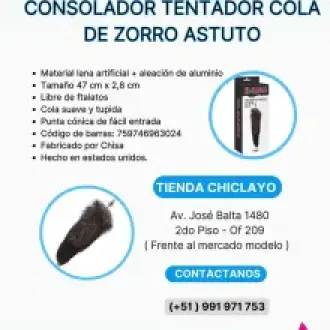  CONSOLADOR TENTADOR COLA DE ZORRO ASTUTO