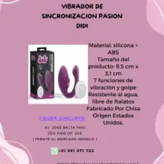 VIBRADOR DE SINCRONIZACION PASION DIDI