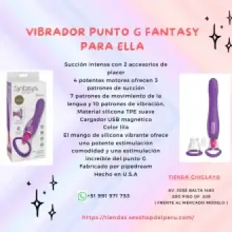  VIBRADOR PUNTO G FANTASY PARA ELLA