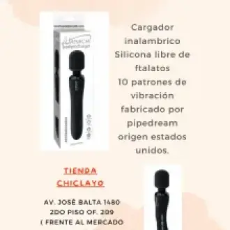  VIBRADOR MASAJEADOR WANACHI NEGRO