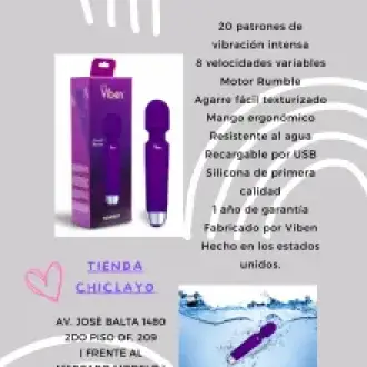 VIBRADOR VARITA MASAJEADOR VIOLETA