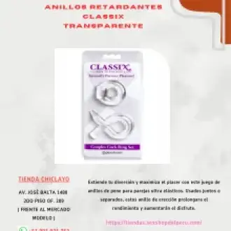 ANILLOS RETARDANTES CLASSIX TRANSPARENTE