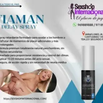 VIAMAN SPRAY RETARDANTE- PROLONGA TUS ERECCIONES-LIMA