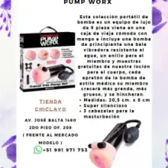  ACARICIADOR TRAVEL TRIO PUMP WORX