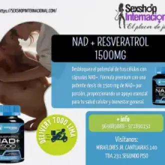 SUPLEMENTO NATURAL AMERICANO RESVERATROL NAD 1500 MG- LIMA