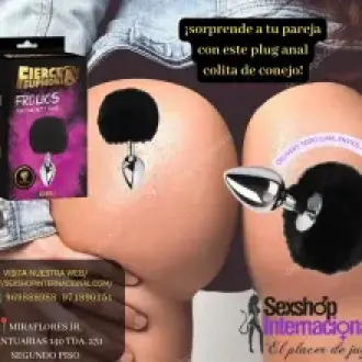 PLUG ANAL COLITA DE CONEJO PONLE MAS EMOSION A TUS NOCHES 