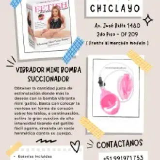  VIBRADOR MINI BOMBA SUCCIONADOR