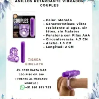  ANILLOS RETARDANTE VIBRADOR COUPLES