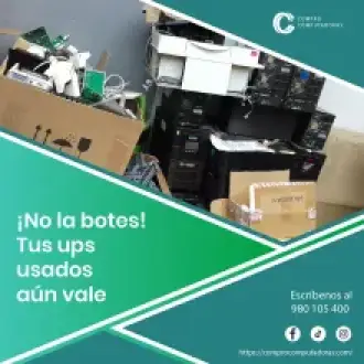  No más computadoras guardadas sin uso