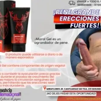 MARAL GEL ORIGINAL INCREMENTA LA POTENCIA Y EL TAMAÑO -LIMA