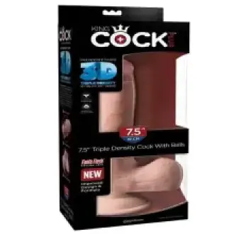 A-CONSOLADOR KING COCK PLUS 7.5 CON TESTICULO