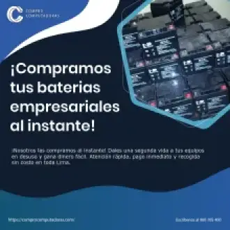  Equipos en desuso Nosotros los compramos