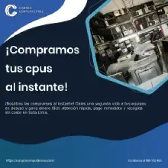 Compramos computadoras en todo Lima