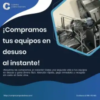 Compramos tu tecnología empresarial obsoleta