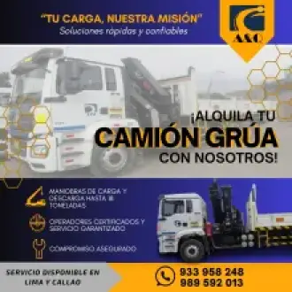  ALQUILER DE CAMIÓN GRÚA HIAB 477 XS 