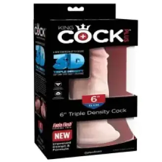  A-CONSOLADOR KING COCK PLUS 6 DE TRIPLE DENSIDAD