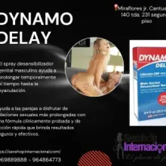 RETARDANTE AMERICANO ORIGINAL DYNAMO DELAY- SEXSHOP LIMA