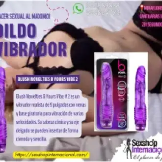 VIBRADOR B YOURS - PERFECTO PARA SATISFACER TUS DESEOS -LIMA