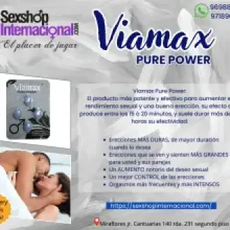 VIAMAX PURE POWER POTENCIADOR AMERICANO- SEXSHOP MIRAFLORES 