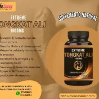 Tongkat Ali 1600MG Poder Natural Masculino 