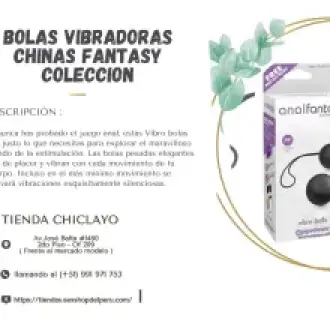 BOLAS VIBRADORAS CHINAS FANTASY COLECCION