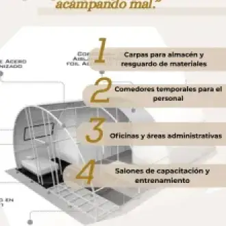 Carpas Modelo Campaña Médica e Industrial