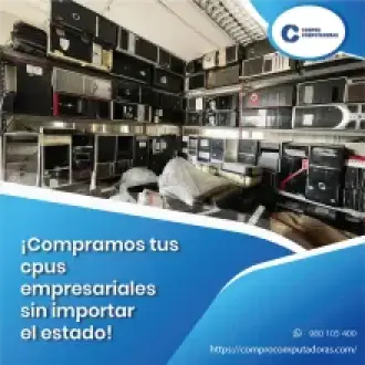 Servicio de compra de computadoras dadas de baja