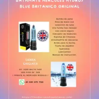 BATHMATE HERCULES HYDRO7 BLUE BRITANICO ORIGINAL