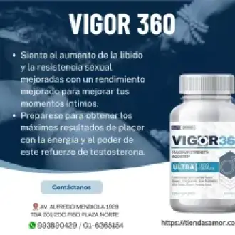 VIGOR 360 ORIGINAL - Libido y resistencia mejoradas 