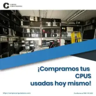 Compramos computadoras completas o incompletas
