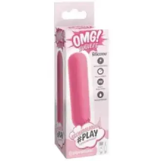  VIBRADOR OMG BALA RECARGABLE ROSA