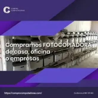 Compra de computadoras de empresas con equipos en renovación