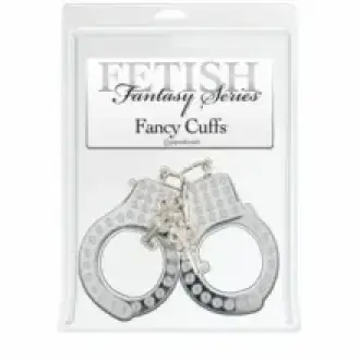  FETISH CUFFS DE LUJO PLATEADO