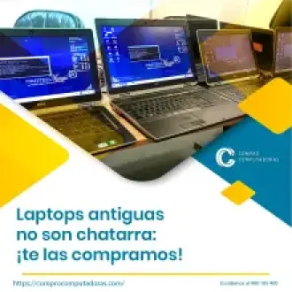 Compra de Equipos Informáticos Dañados o Antiguos Lima y 