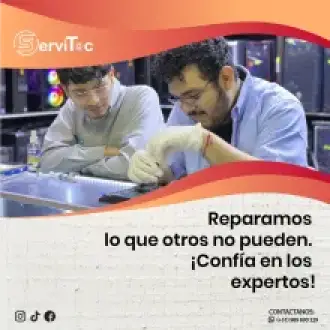 Tu equipo falló Servicio técnico rápido y confiable 