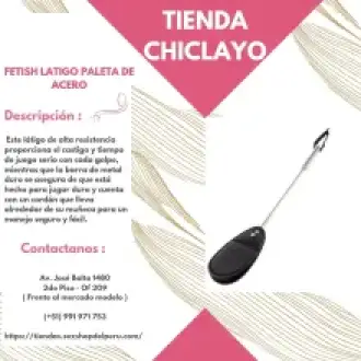 FETISH LATIGO PALETA DE ACERO