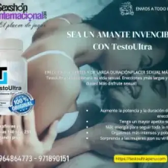 TESTO ULTRA ORIGINAL INCREMENTA LOS NIVELES DE TESTOSTERONA