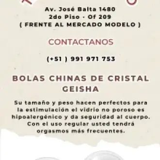 BOLAS CHINAS DE CRISTAL GEISHA