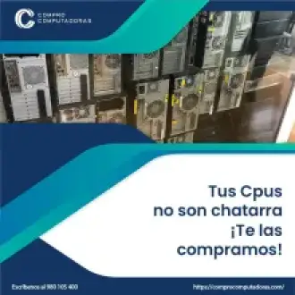  Computadora malograda o antigua Te la compramos 