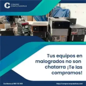 Vende tu computadora en desuso Nosotros la valoramos