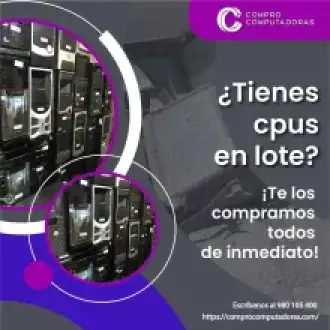  Vas a renovar tu PC Te compramos la antigua