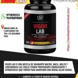 Suplemento natural vigor lab -MEJORA TU POTENCIA SEXUAL