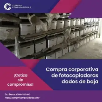 PC fuera de uso dañada o antigua