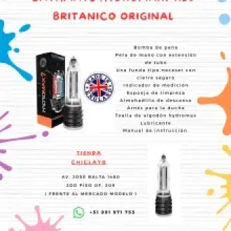 BATHMATE HYDROMAX7 X30 BRITANICO ORIGINAL