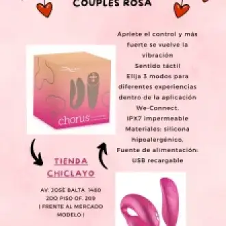 VIBRADOR WEVIBE CHORUS COUPLES ROSA