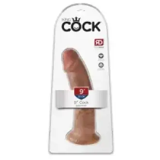 CONSOLADOR GIGANTE KING COCK 9 BRONCEADO