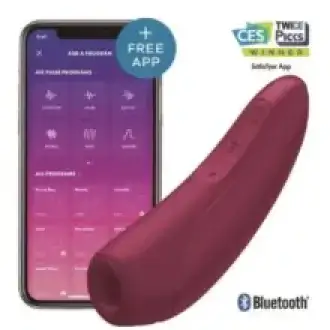 A-VIBRADOR SATISFYER INTELIGENTE CURVO 1 ROJO